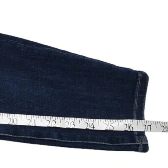 Banana Republic Premium High Rise Skinny Button Front Jeans Dark Wash Size 26 - Picture 12 of 12